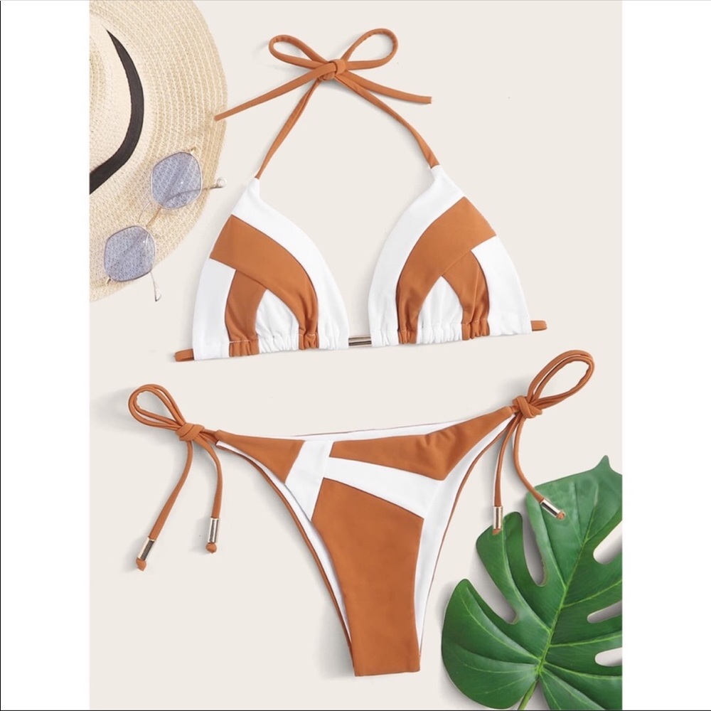 💃🏻Gracen Triangle Side Tie Bikini - Picture 9 of 13